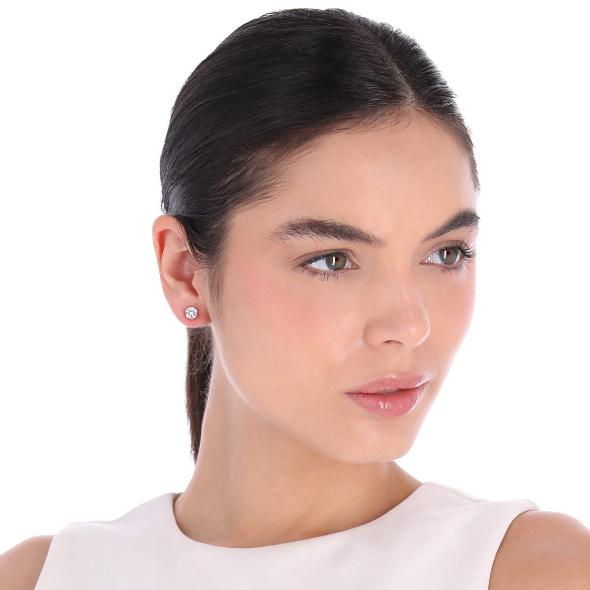 Aretes Anne Klein Color Plateado 01G00037 Para Dama