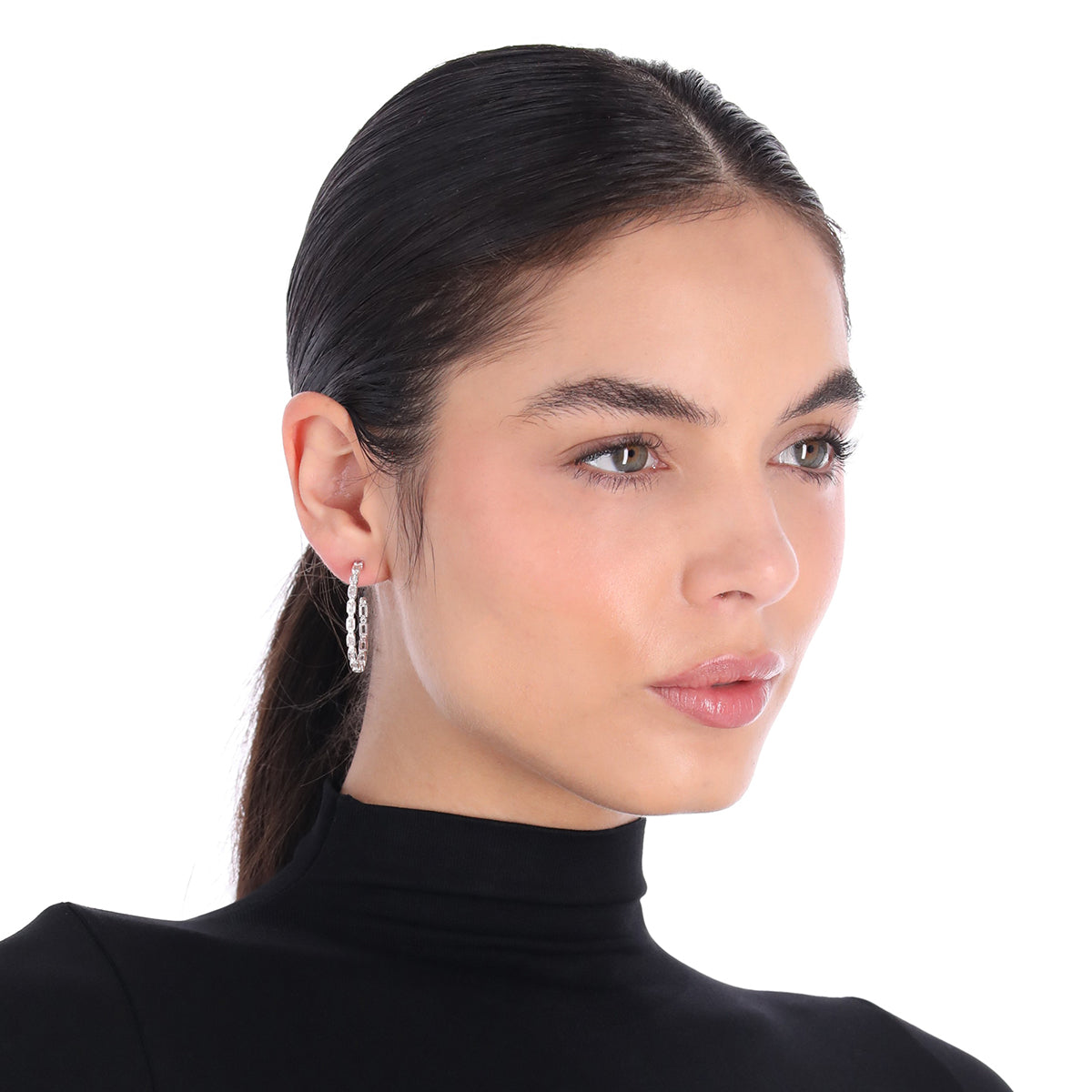 Aretes Anne Klein Color Plateado 01G01411 para Dama