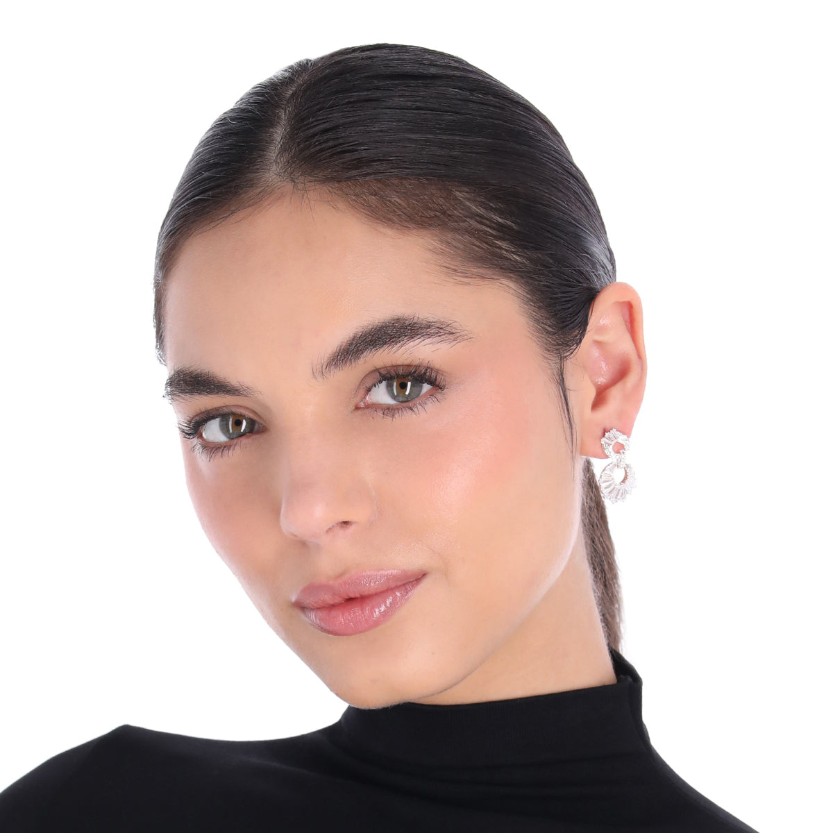 Aretes Anne Klein Color Plateado 01G01423 para Dama
