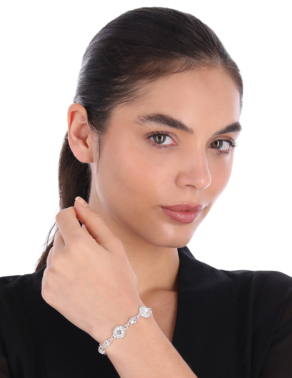 Pulsera Napier Color Plateado 17G00269 Para Dama