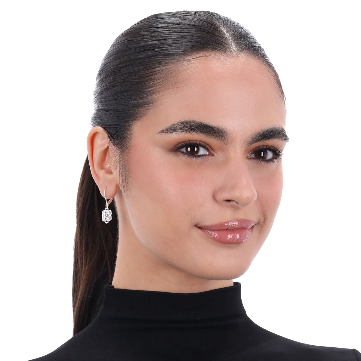 Aretes Napier Color Plateado 17G03645 Para Dama