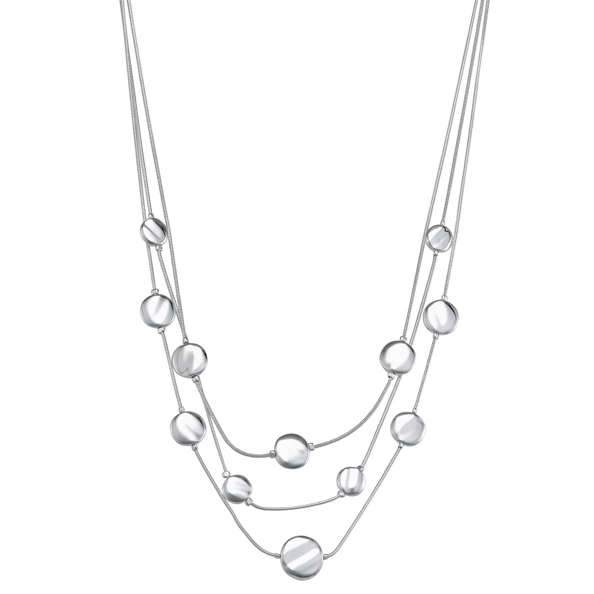 Collar Napier Color Plateado 17N00816 Para Dama