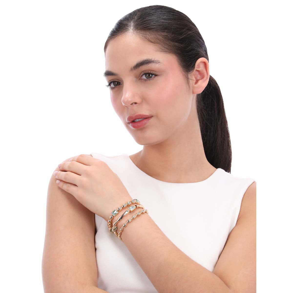 Pulsera Nine West Color Dorado 19B01213 Para Dama