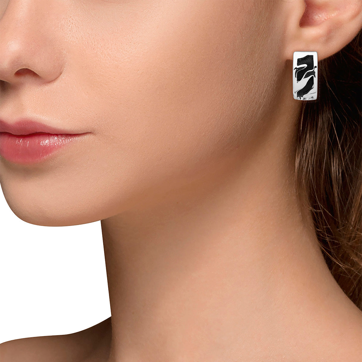 Aretes Nine West color plateado 19G00347