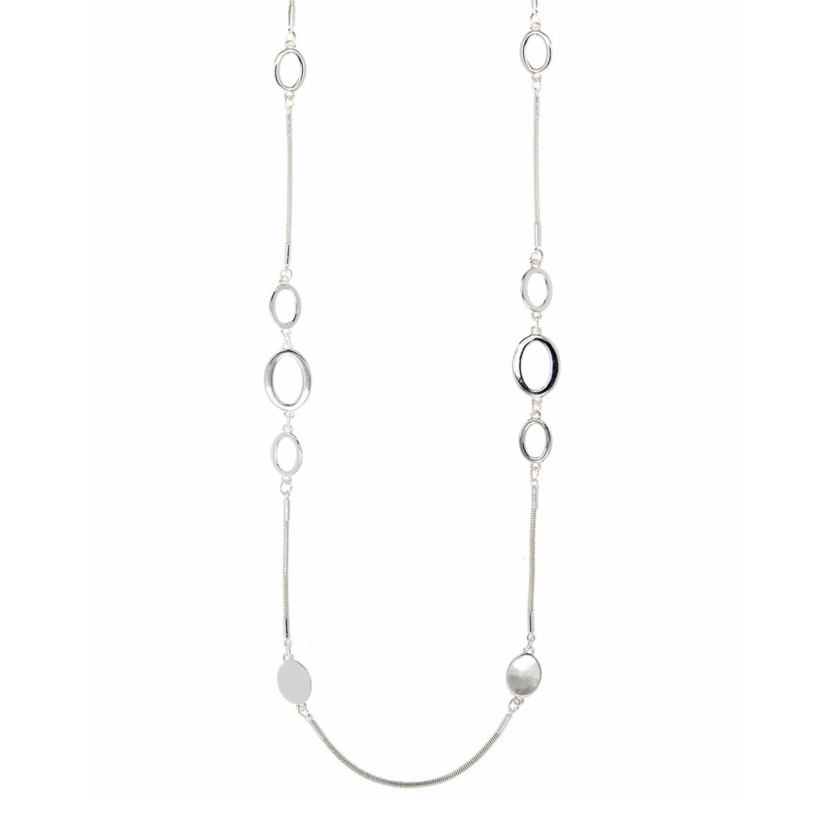 Collar Nine West color plateado 60424213-G03