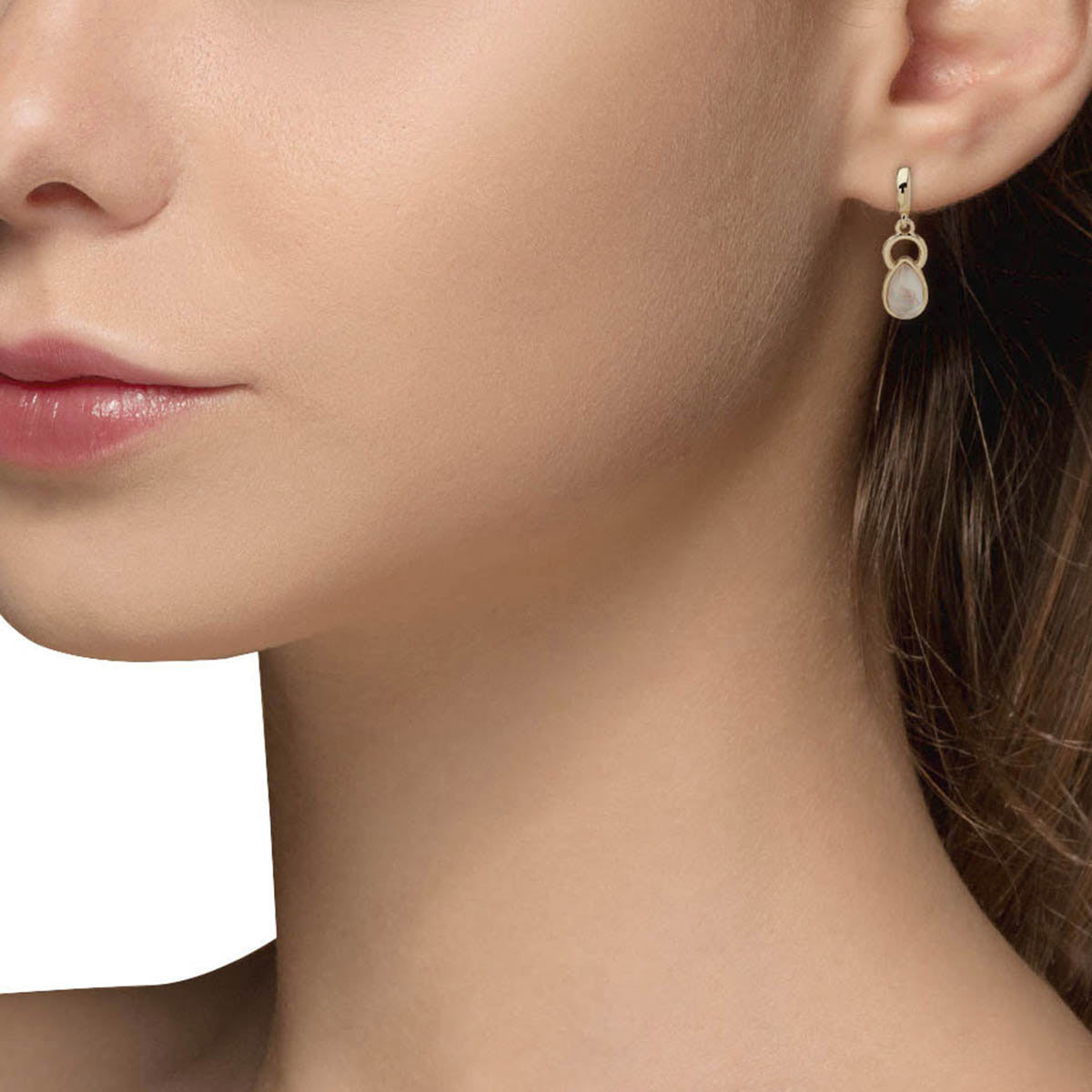 Aretes Anne Klein color dorado 60567721-I15