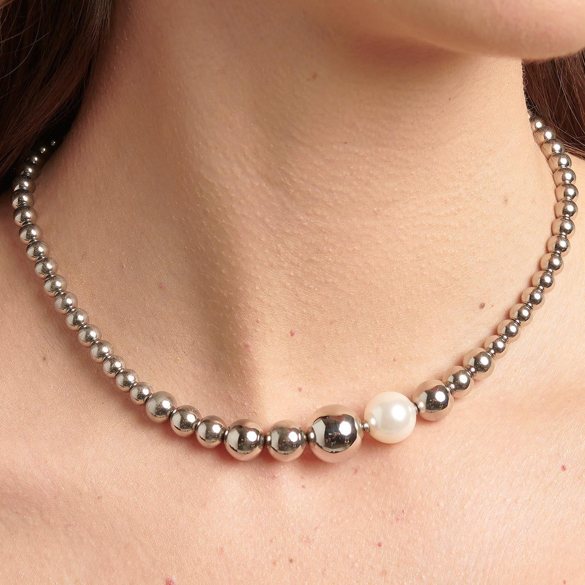 Collar Brosway Color Plateado Bpc01