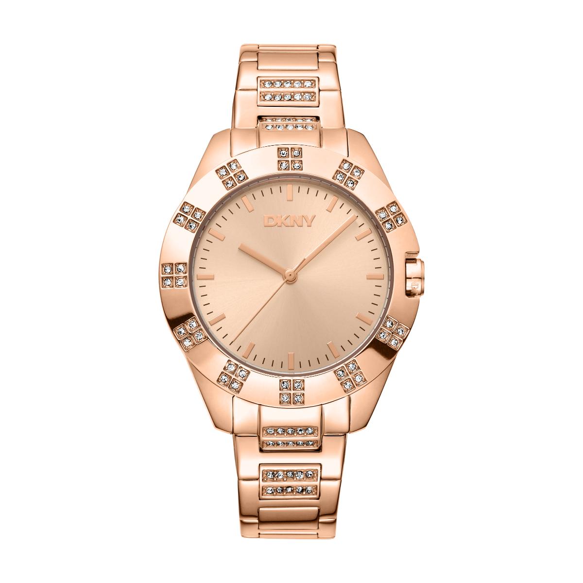 Reloj DKNY Color Oro Rosa Dk1L019M0045 Para Dama
