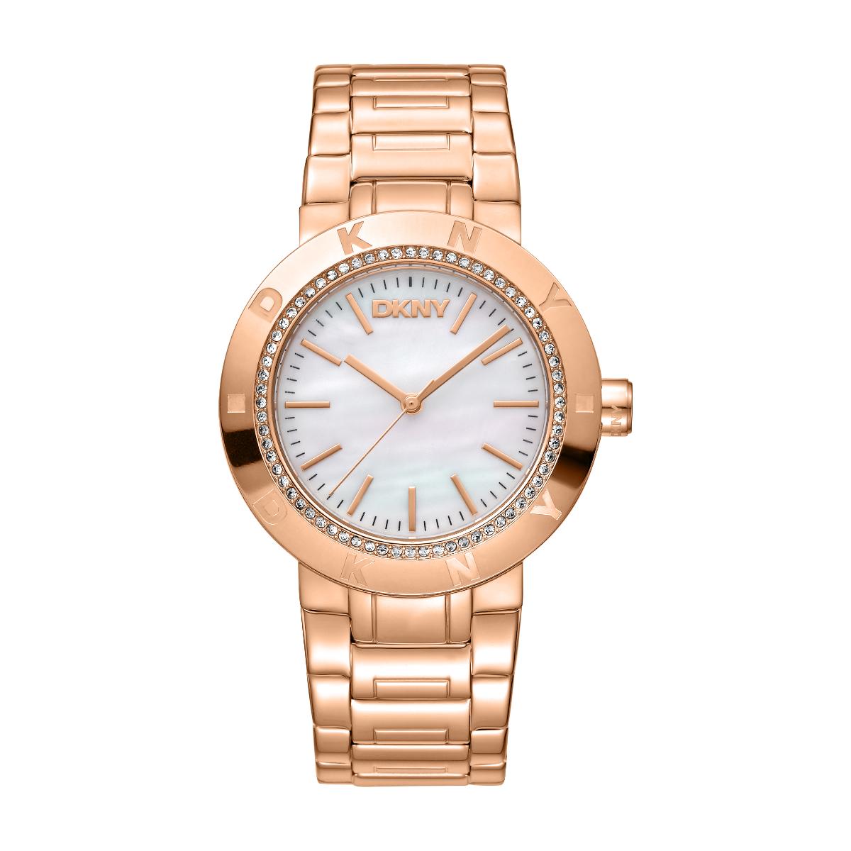 Reloj DKNY Color Oro Rosa Dk1L023M0045 Para Dama
