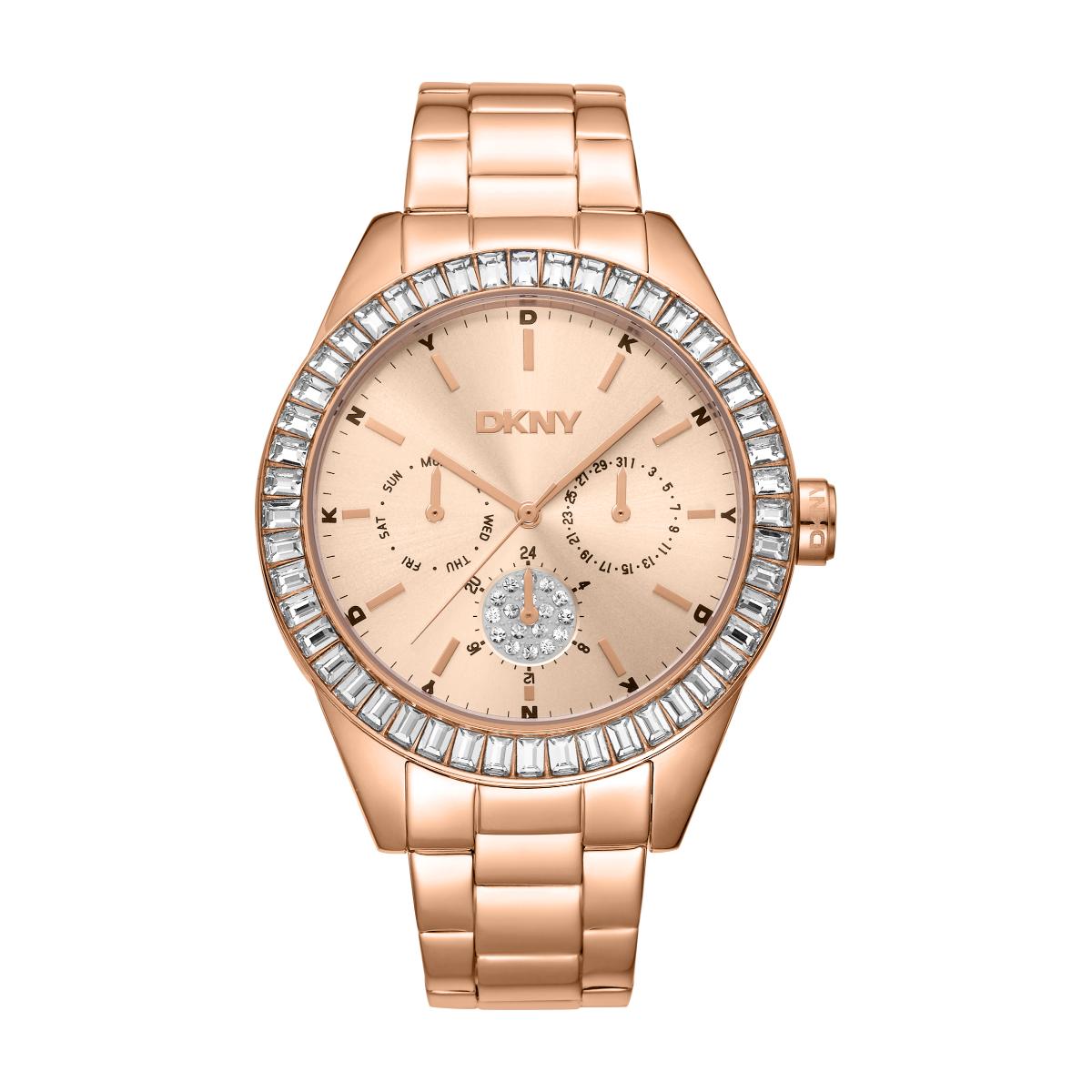 Reloj DKNY Color Oro Rosa Dk1L027M0065 Para Dama