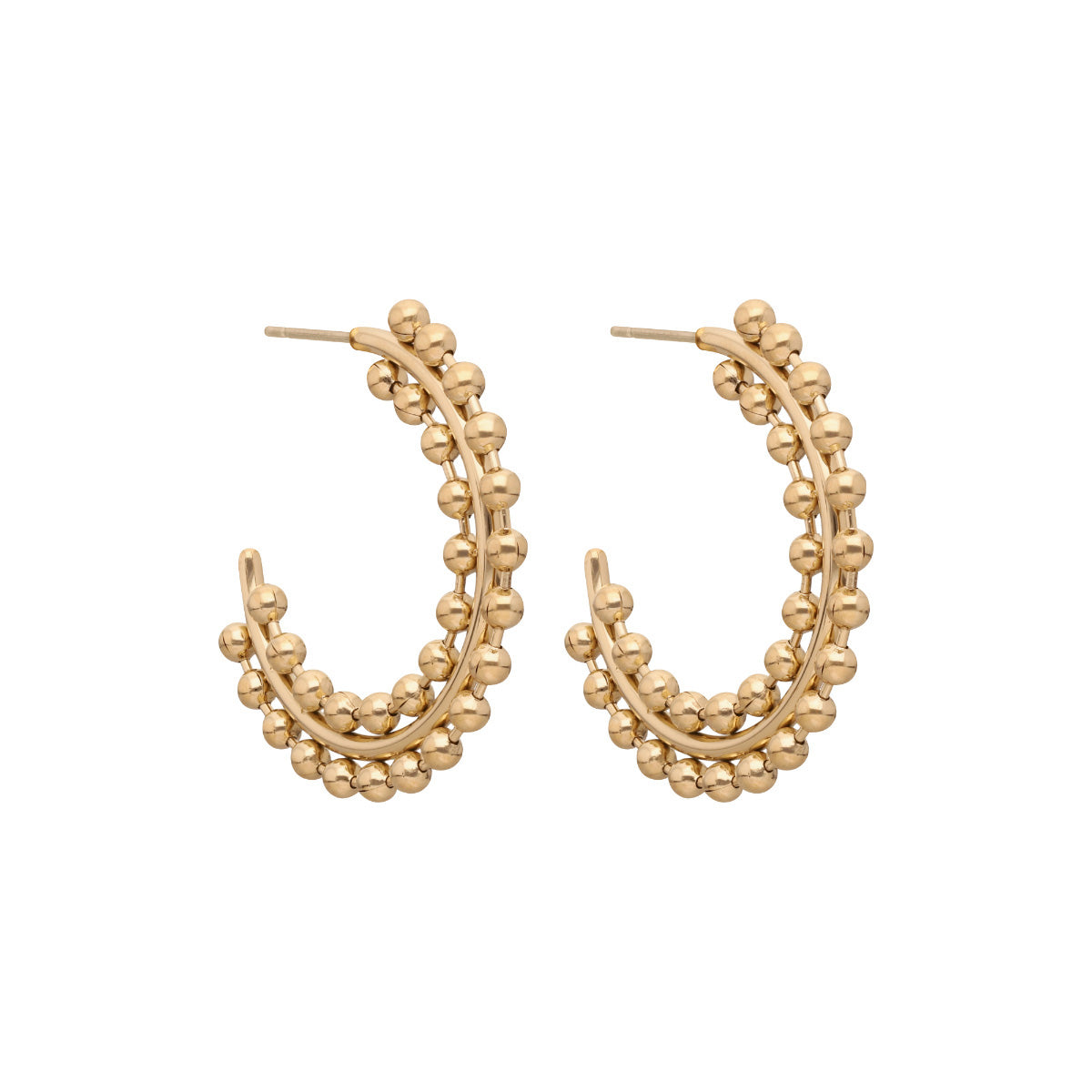 Aretes LEE COOPER Color Dorado Lc.E.01296.110 Para Dama