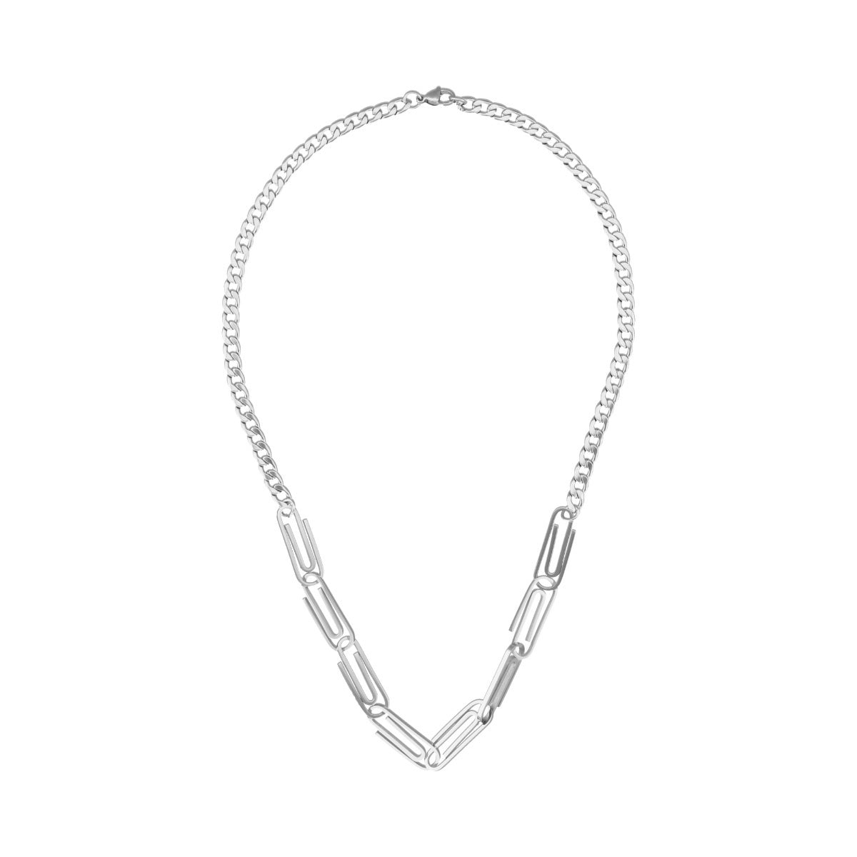 Collar LEE COOPER Color Plata Lc.N.01804.330 Para Caballero