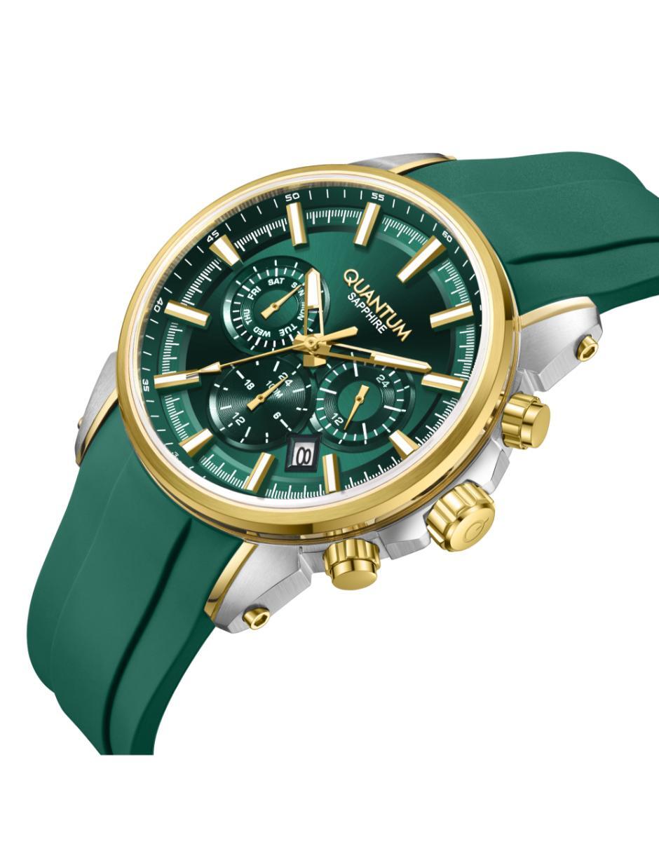 Reloj Quantum Color Verde PWG1220.275 Para Caballero