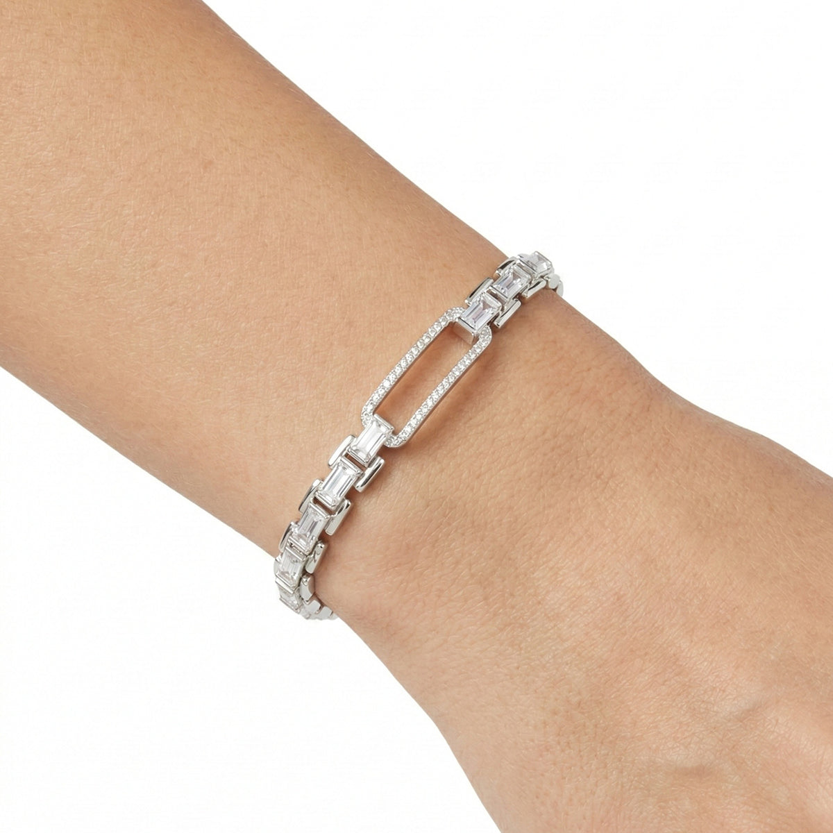 Pulsera Anne Klein Color Plateado 01B01235 para Dama