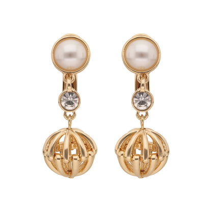 Aretes Anne Klein Color Dorado 01C00445 Para Dama