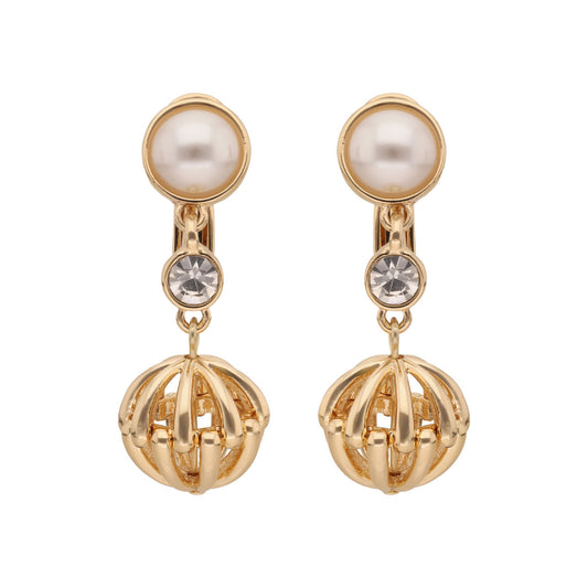 Aretes Anne Klein Color Dorado 01C00445 Para Dama