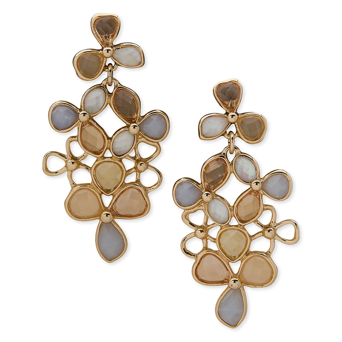 Aretes Anne Klein Color Dorado 01G00005 Para Dama