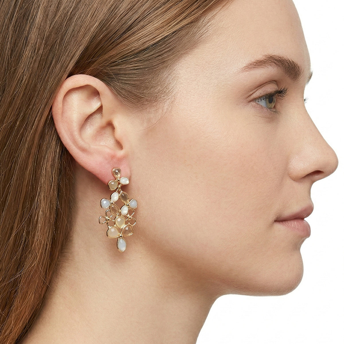 Aretes Anne Klein Color Dorado 01G00005 Para Dama