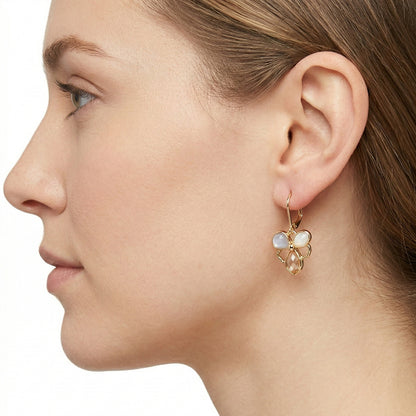 Aretes Anne Klein Color Oro Rosa 01G00006 Para Dama