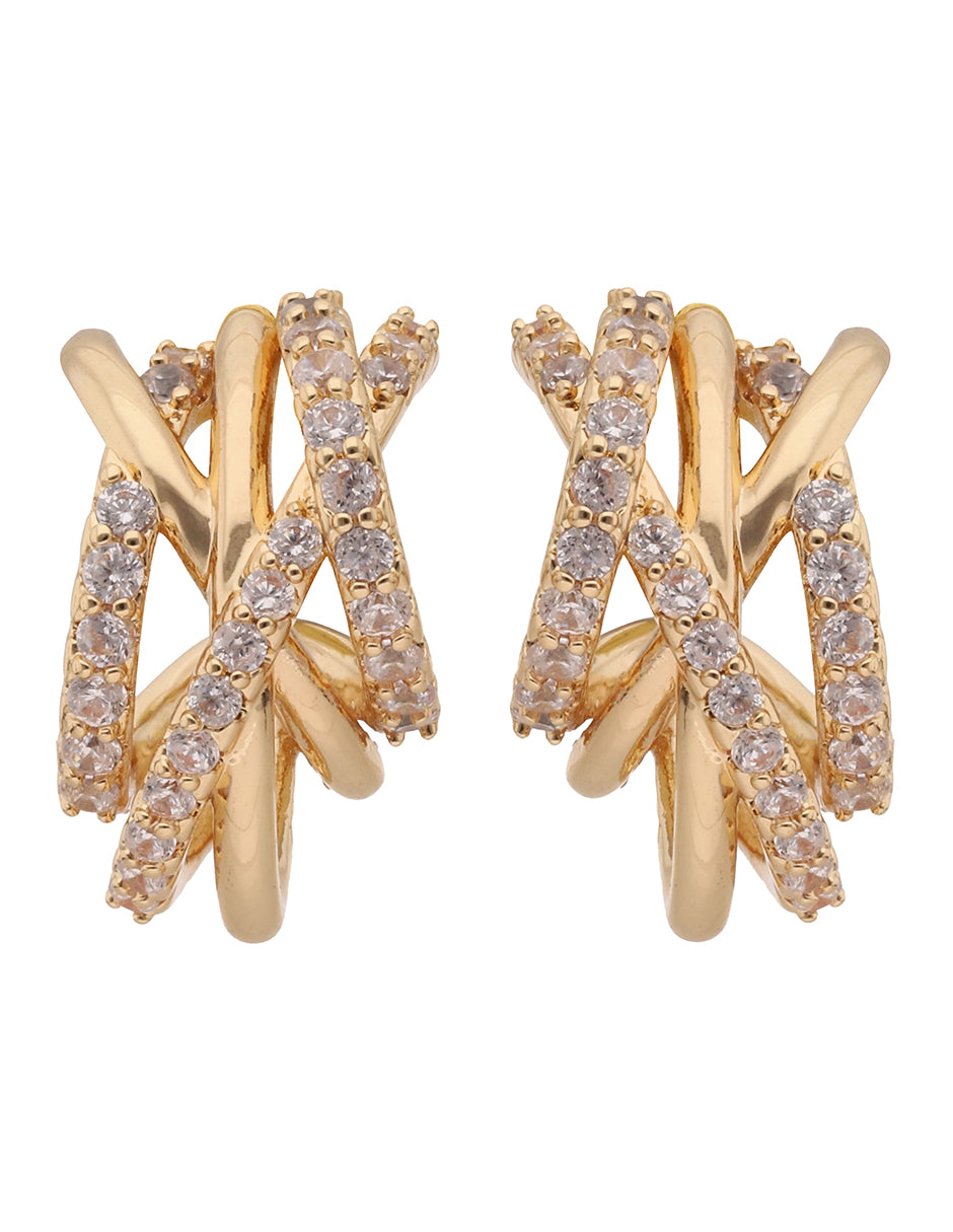 Aretes Anne Klein Color Dorado 01G01312 Para Dama
