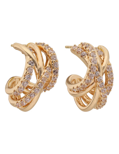Aretes Anne Klein Color Dorado 01G01312 Para Dama