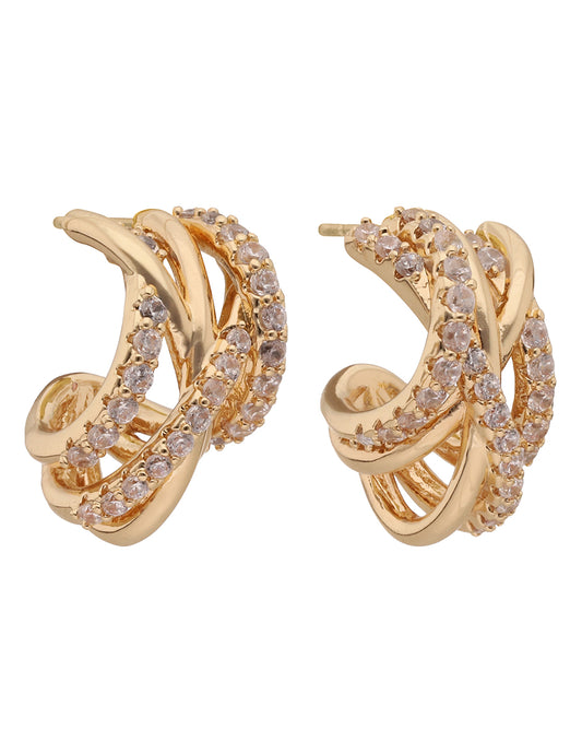 Aretes Anne Klein Color Dorado 01G01312 Para Dama
