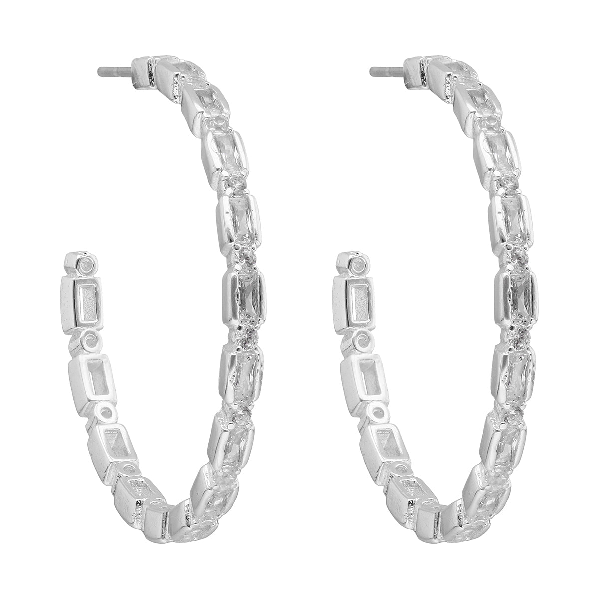 Aretes Anne Klein Color Plateado 01G01411 para Dama