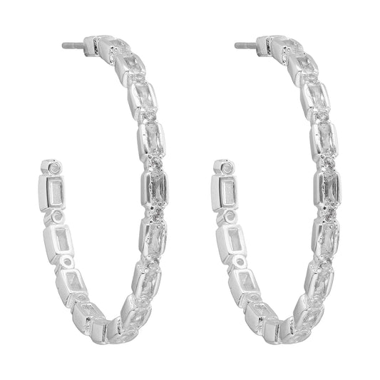 Aretes Anne Klein Color Plateado 01G01411 para Dama