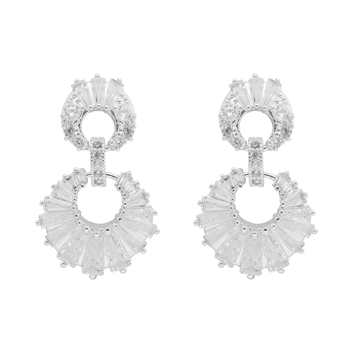Aretes Anne Klein Color Plateado 01G01423 para Dama