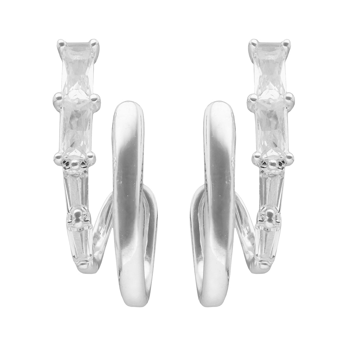 Aretes Anne Klein Color Plateado 01G01484 para Dama