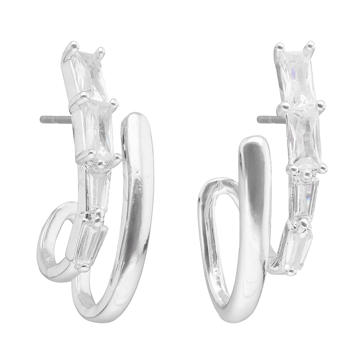 Aretes Anne Klein Color Plateado 01G01484 para Dama