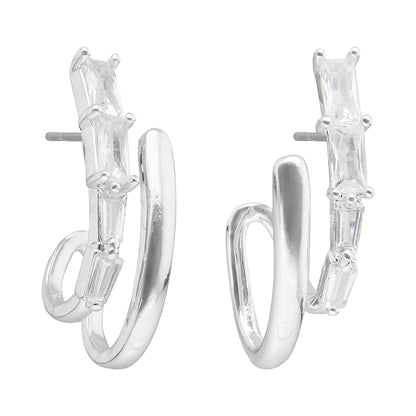 Aretes Anne Klein Color Plateado 01G01484 para Dama