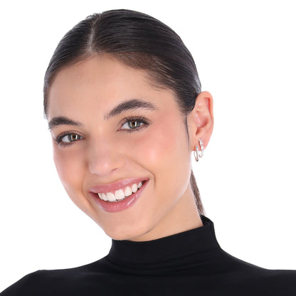 Aretes Anne Klein Color Plateado 01G01484 para Dama