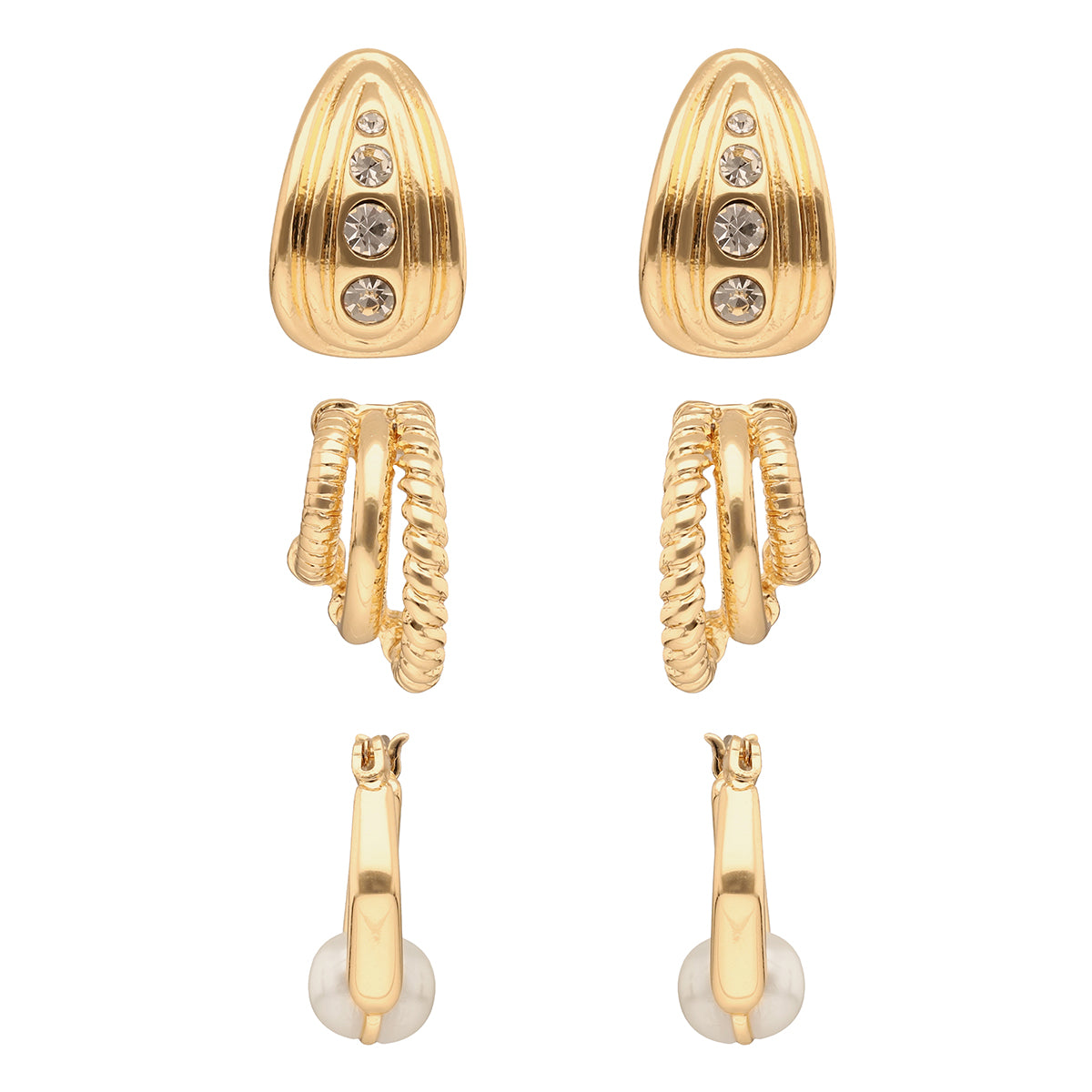 Aretes Anne Klein Color Dorado 01G01525 para Dama