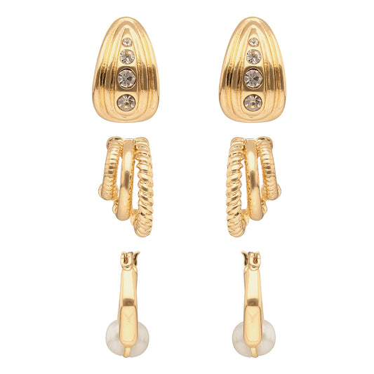Aretes Anne Klein Color Dorado 01G01525 para Dama