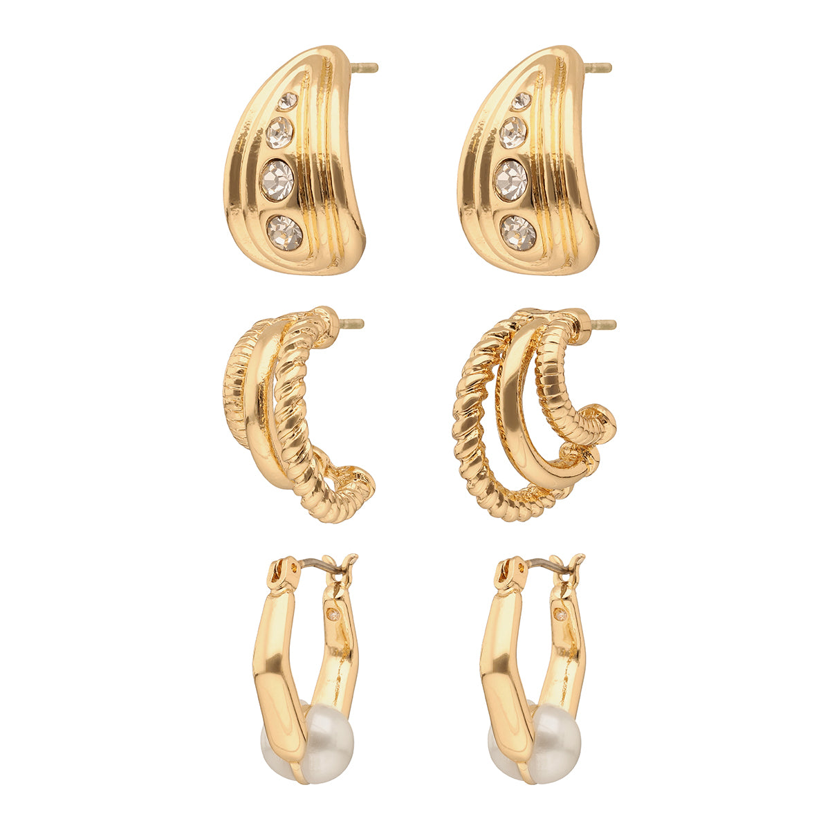 Aretes Anne Klein Color Dorado 01G01525 para Dama