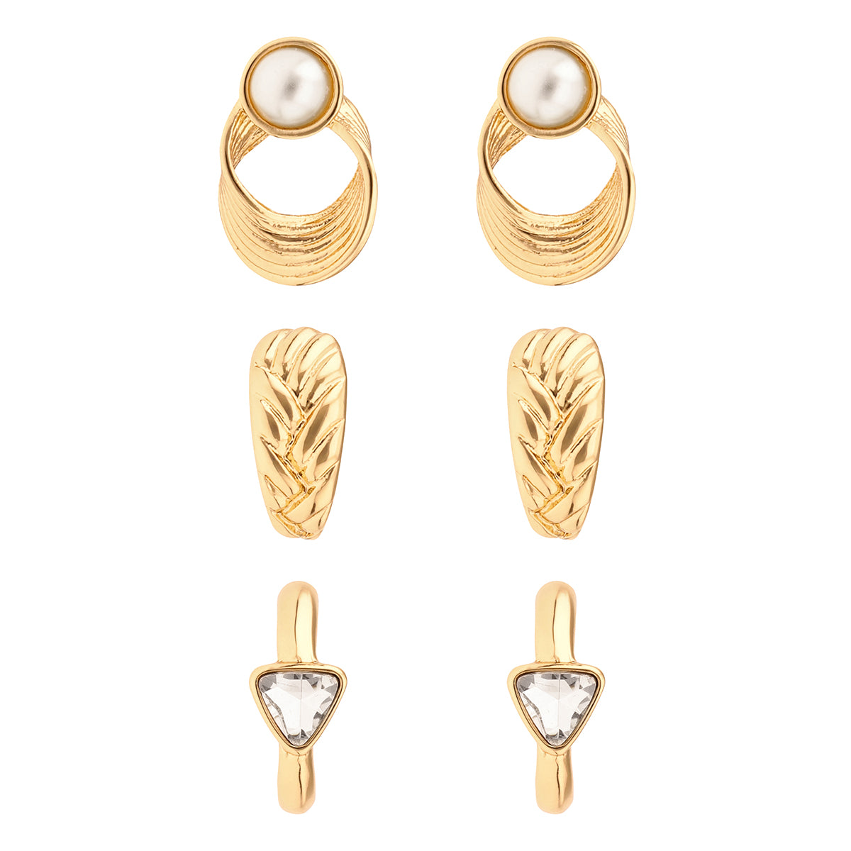 Aretes Anne Klein Color Dorado 01G01537 para Dama
