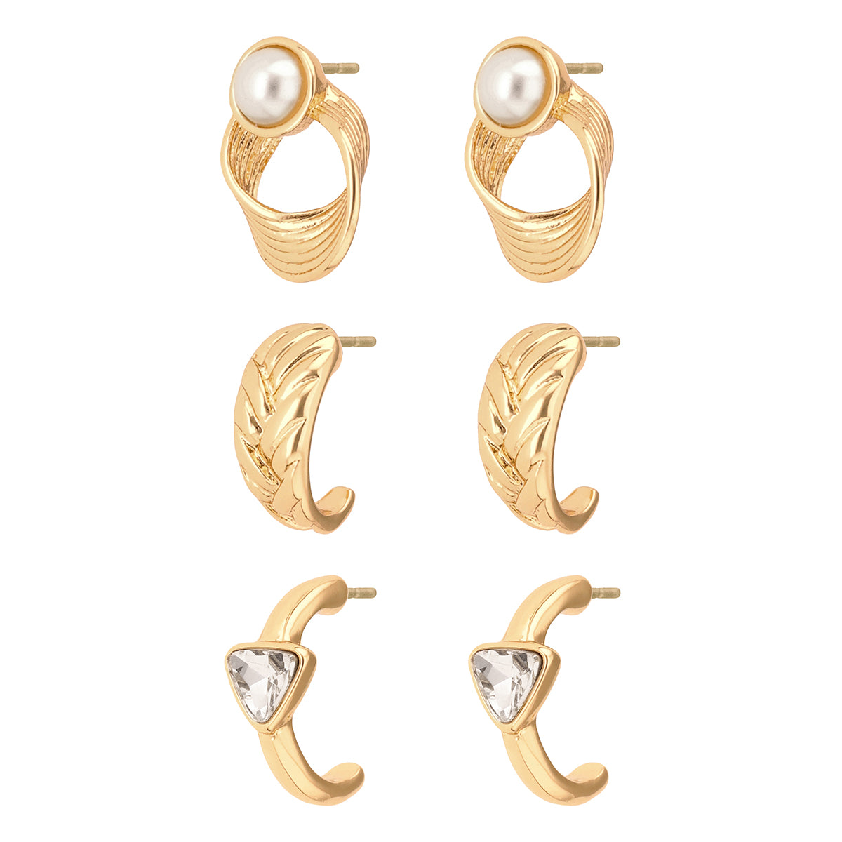 Aretes Anne Klein Color Dorado 01G01537 para Dama
