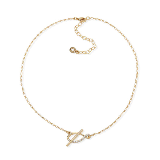 Collar Anne Klein color dorado 01N00109