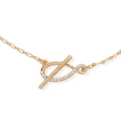Collar Anne Klein color dorado 01N00109