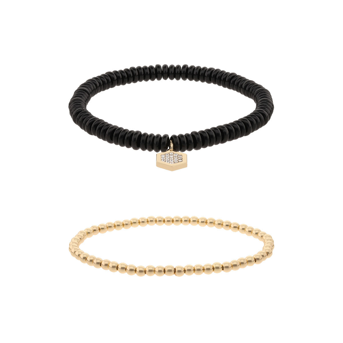 Pulsera DKNY Color Dorado/Negro 04B00304 Para Dama