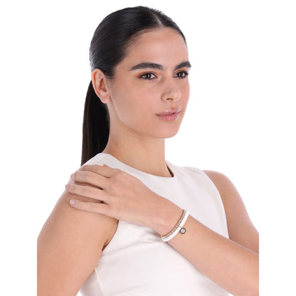 Pulsera DNKY Color Dorado/Blanco 04B00305 Para Dama