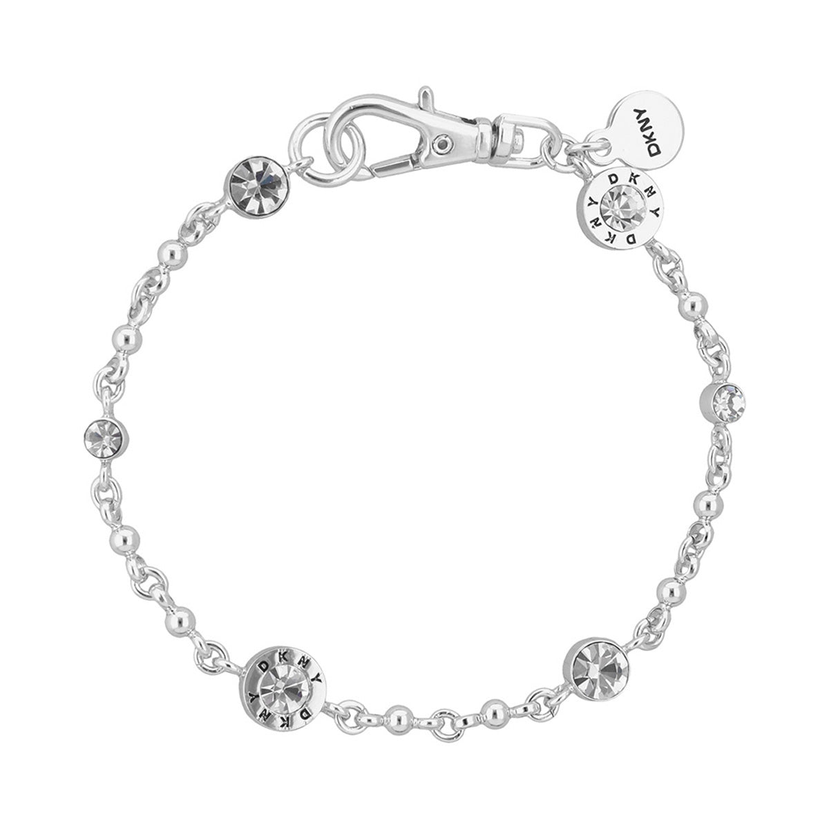 Pulsera DKNY Color Plateado 04B00349 Para Dama
