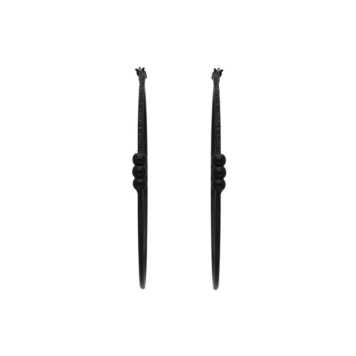 Aretes DNKY Color Negro 04G00488 Para Dama