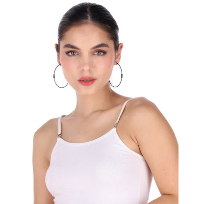 Aretes DNKY Color Negro 04G00488 Para Dama