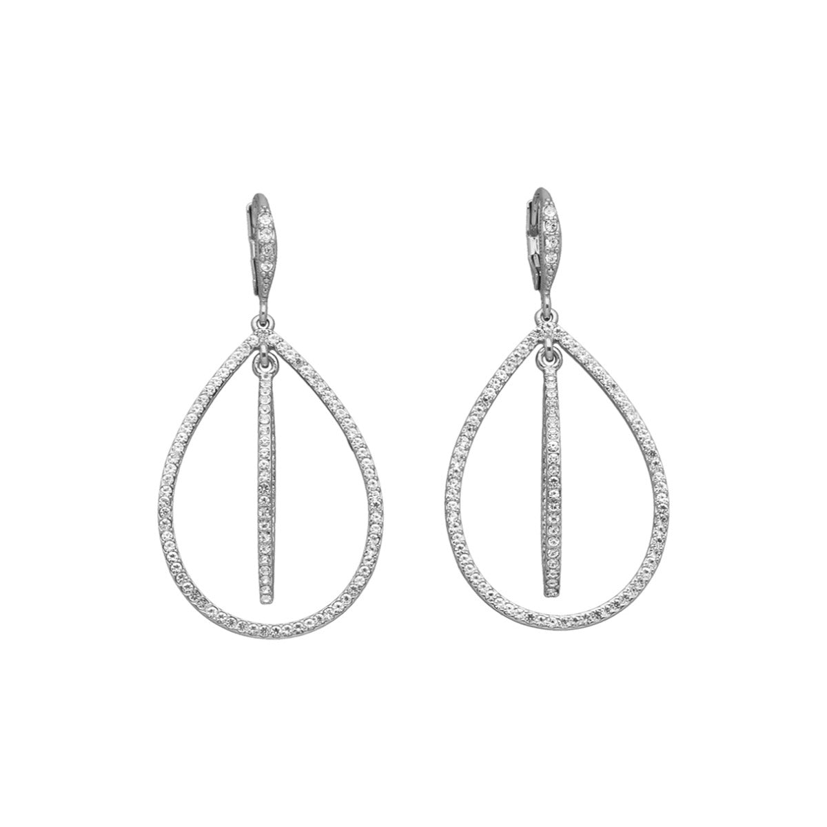 Aretes Givenchy color plateado 07G00428