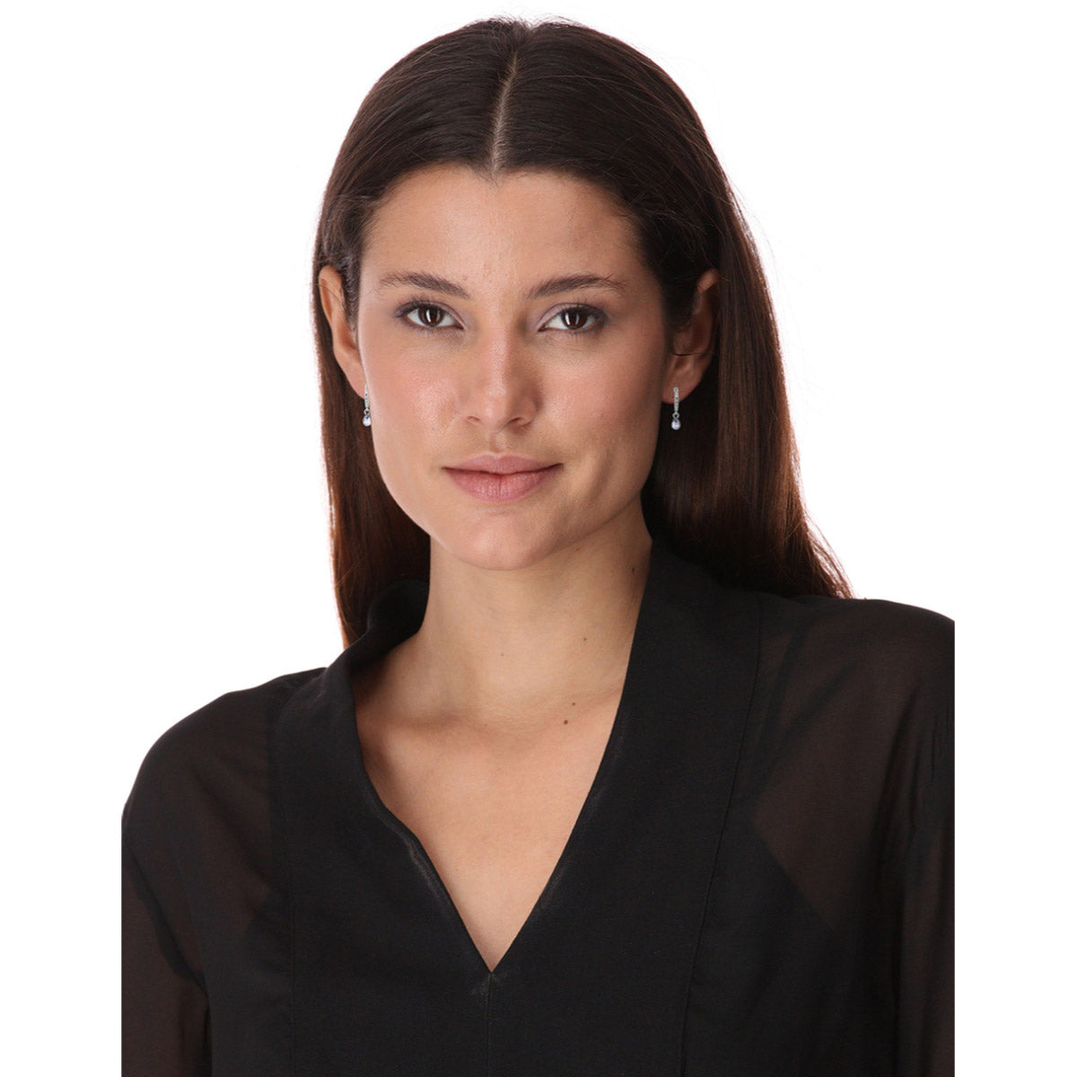 Aretes Givenchy color plateado 07G00451