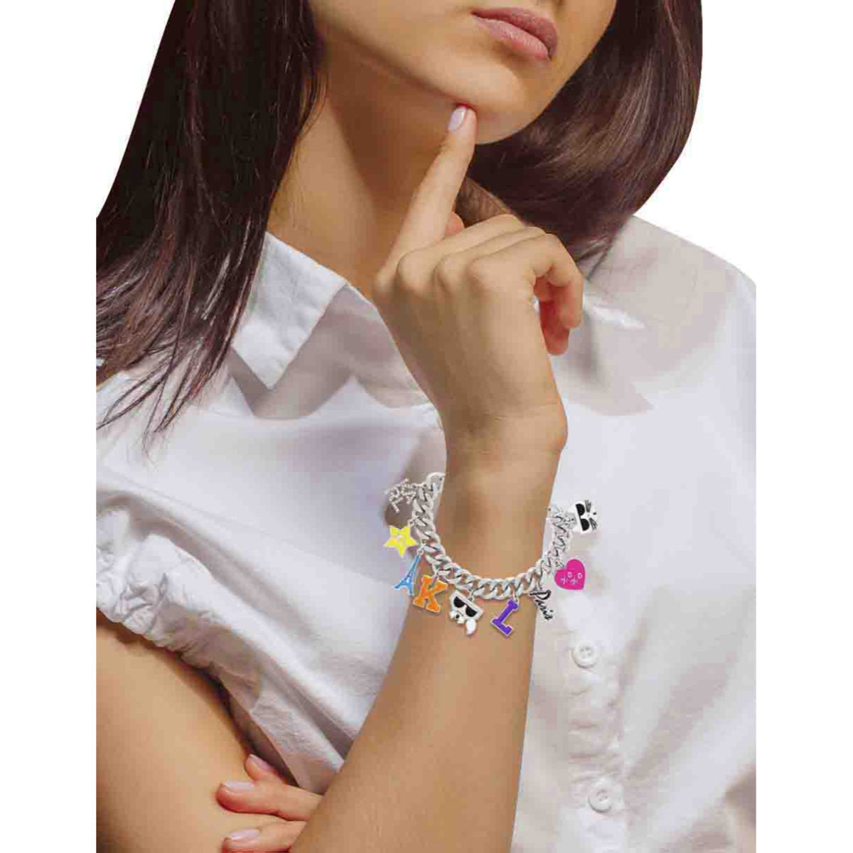 Pulsera Karl Lagerfeld Color Plateado Kl09B00008