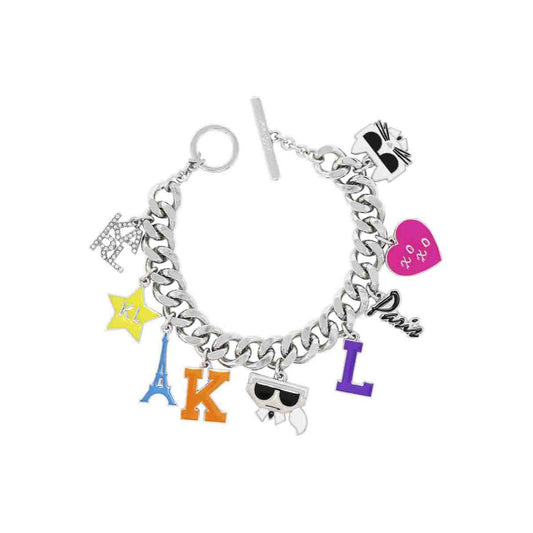 Brazalete Karl Lagerfeld Color Plateado KL09B00008