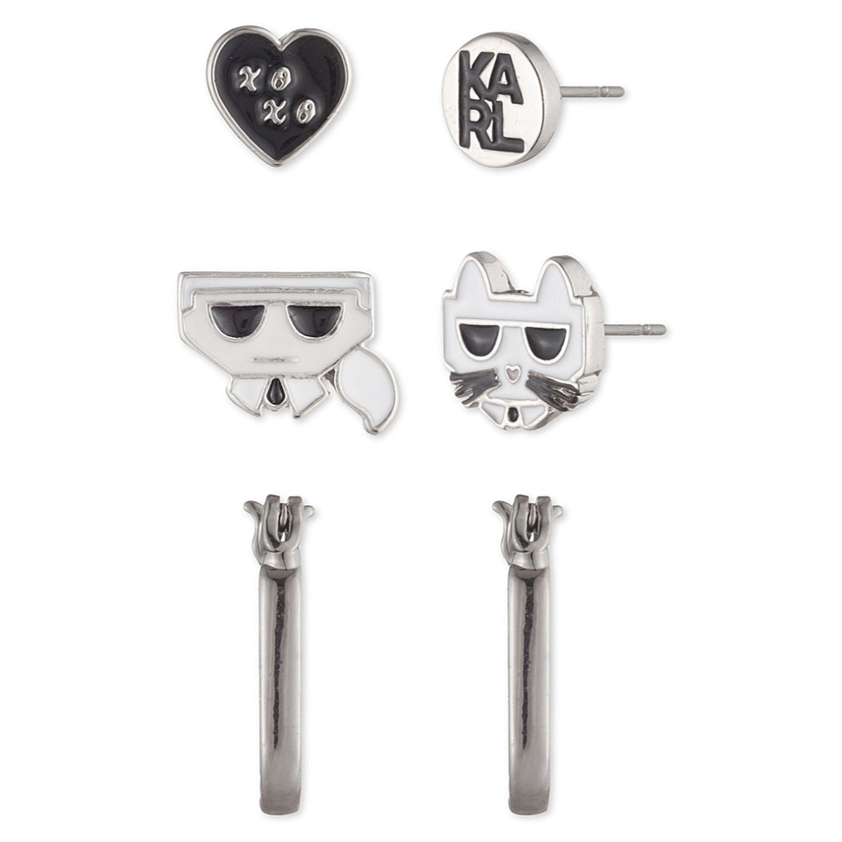 Aretes Karl Lagerfeld Color Plateado Kl09E00047